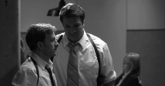 Dogberry (Nathan Fillion, right) and Verges (Tom Lenk) made for welcome comic relief in Joss Whedon's "Much Ado About Nothing."
